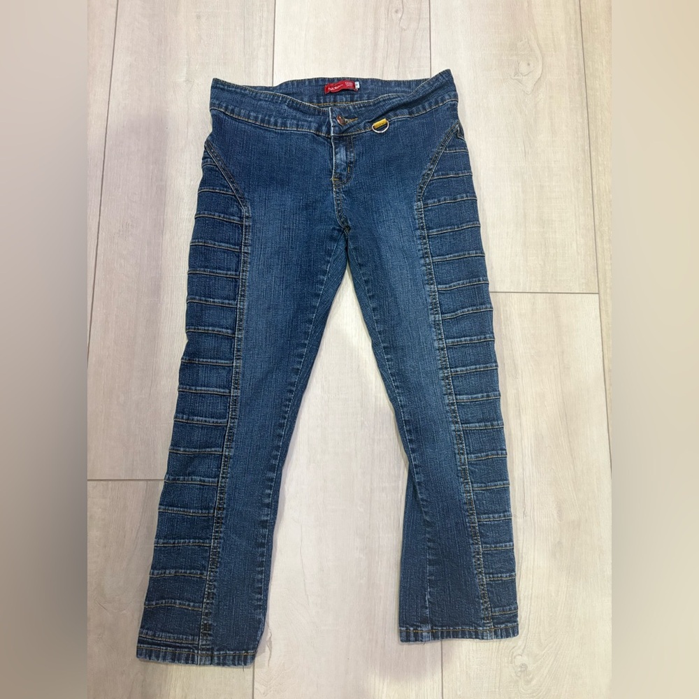 Apple Bottoms Blue Bootcut Jeans – Size 4 – Vintage Y2K Style